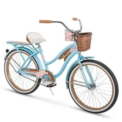 Huffy 24″ Panama Jack Women’s Beach Cruiser Bike Sky Blue