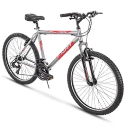 Huffy Escalate Hardtail Mountain Trail Bike – 26″ Wheel/18 inch Frame Gloss Nickel