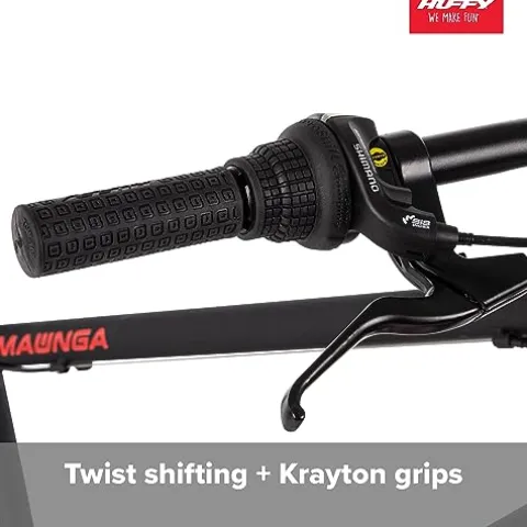 Huffy Maunga Mens Fat Tire Bike Black and Red