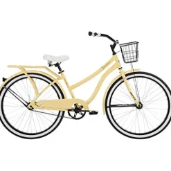 Huffy Woodhaven 26 Inch Women’s Cruiser Bike Cream Yellow