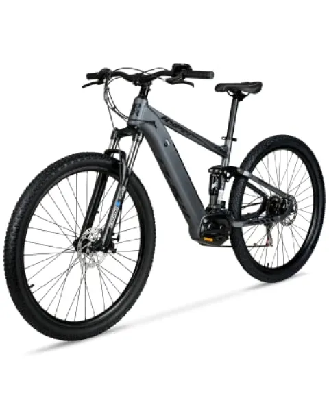 Hyper Toy Company Hyper E-Ride Electric Mountain Bike for Adults 29 Inch Matte Grey