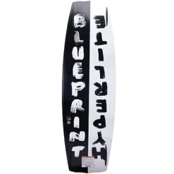 Hyperlite Blueprint Mens Wakeboard 143 W/Team OT Bindings Black/White 143 cm