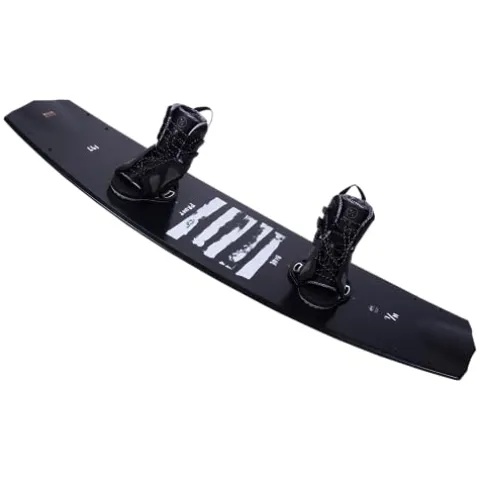 Hyperlite Blueprint Mens Wakeboard 143 W/Team OT Bindings Black/White 143 cm
