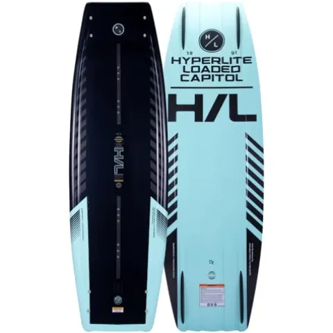 Hyperlite Capitol Loaded Wakeboard 139cm Black-Teal