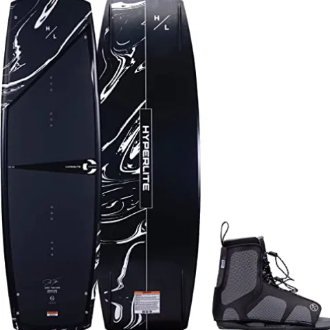 Hyperlite Cryptic Kids Wakeboard 128 W/Remix Bindings Black 128cm/(12K-2)