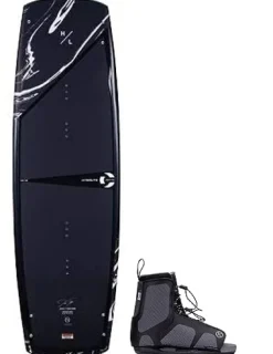 Hyperlite Cryptic Men’s Wakeboard 138 with Remix Bindings Black 138cm