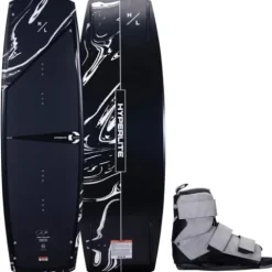 Hyperlite Cryptic Mens Wakeboard 146 W/Formula Bindings Black 146cm/(10-14)