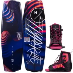 Hyperlite Eden Wakeboard with Jinx Bindings Black/Blue