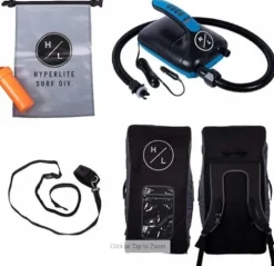 Hyperlite Elevation 10’2″ Inflatable Stand Up Paddleboard Package