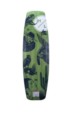 Hyperlite Guara Mens Wakeboard Wood Grain/Green 147cm