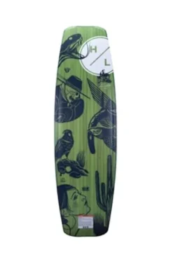 Hyperlite Guara Mens Wakeboard Wood Grain Green 150cm