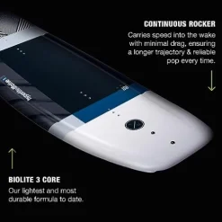 Hyperlite Motive Wakeboard + Frequency Bindings Package – Beginner to Intermediate Riders – 140cm