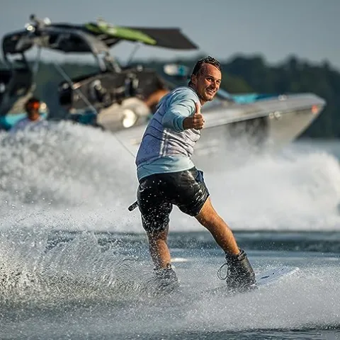 Hyperlite Motive Wakeboard + Frequency Bindings Package – Beginner to Intermediate Riders – 140cm