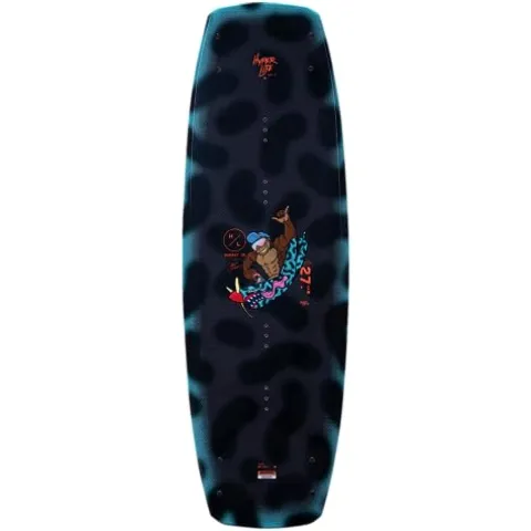 Hyperlite Murray Jr. Kids Wakeboard 127 W/Remix Bindings Black/Aqua