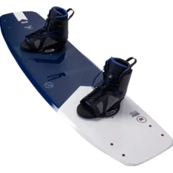 Hyperlite Murray Mens Wakeboard 144 W/Team OT Bindings Blue/White