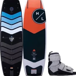 Hyperlite Murray Pro Mens Wakeboard 134 W/Formula Bindings Black/Red 134cm/(7-10.5)