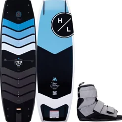 Hyperlite Murray Pro Mens Wakeboard 134 W/Formula Bindings Black/Red 134cm/(7-10.5)