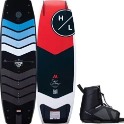 Hyperlite Murray Pro Mens Wakeboard 139 W/Team OT Bindings Black/Yellow