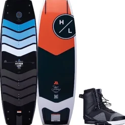 Hyperlite Murray Pro Men’s Wakeboard 144 with Team X Bindings Black/Grey