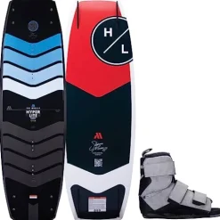 Hyperlite Murray Pro Mens Wakeboard 144 W/Formula Bindings Black/Grey 144cm