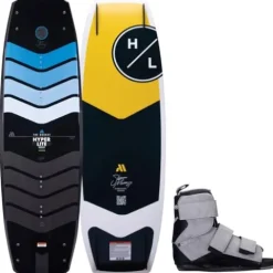 Hyperlite Murray Pro Mens Wakeboard 144 W/Formula Bindings Black/Grey 144cm