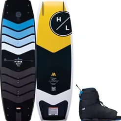 Hyperlite Murray Pro Mens Wakeboard 144 W/Session Bindings Black/Grey