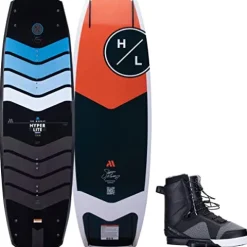 Hyperlite Murray Pro Mens Wakeboard 150 W/Team X Bindings Black/Orange