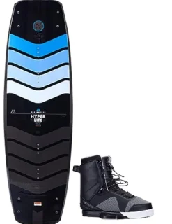 Hyperlite Murray Pro Mens Wakeboard 150 W/Team X Bindings Black/Orange 150cm/(11-12)