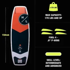 Hyperlite Murray Pro Wakeboard 150cm