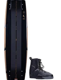Hyperlite Rusty Pro Men’s Wakeboard 143 with Ultra Bindings Black/Gold
