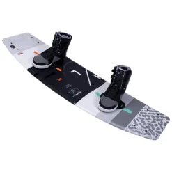 Hyperlite Source Mens Wakeboard 139 W/Team X Bindings White/Orange 139cm/(7-8)