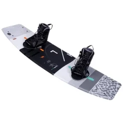 Hyperlite Source Mens Wakeboard 139 W/Team OT Bindings White/Orange 139cm/(10-14)