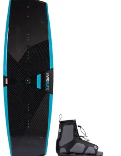 Hyperlite State 2.0 Mens Wakeboard 135 W/Remix Bindings Black/Blue