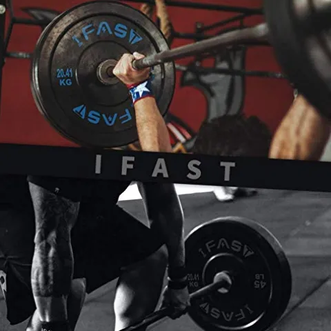 IFAST Olympic Weight Plates Set 370LB Bumper Plates