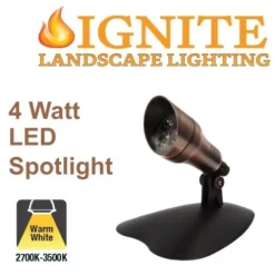 Ignite Landscape Lighting 4-Watt Bronze LED Spotlights (x9)