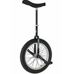 Impact 19” Athmos Unicycle Black- White Rims – Ready to Ride Trials Package