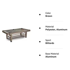 IMPERIAL Outdoor Pool Table Brown