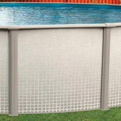 In The Swim 21′ Round Above Ground Swimming Pool – Freestyle Package – Featuring: Sand Filter, Pump System, A-Frame Ladder Multi-Colored