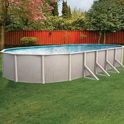 In The Swim 12′ x 18′ Oval Above Ground Pool Freestyle Package Multi-Colored