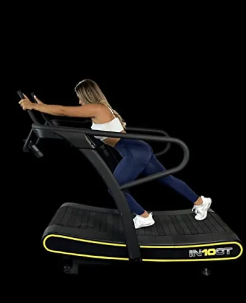 IN10CT Intensity Resistance Runner Manual Curved Wide Treadmill