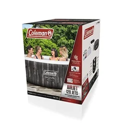 Inflatable Coleman SaluSpa Bahamas 4-Person Portable Hot Tub Blue