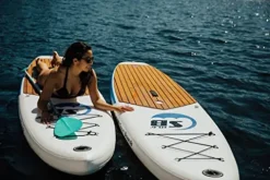 Inflatable Sport Boats Premium Inflatable Stand Up Paddle Board & Kayak White