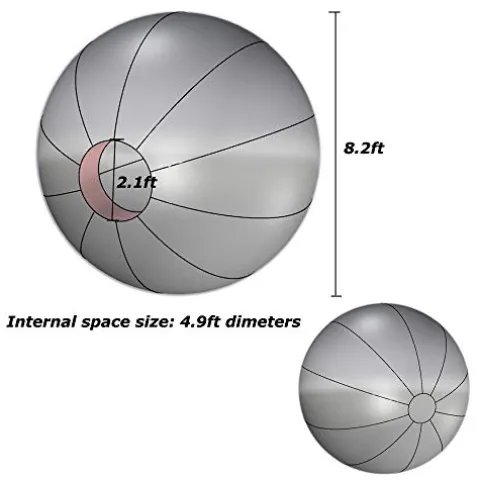 Inflatable Time Human Hamster Ball Kids 2.5M Clear Zorb Ball