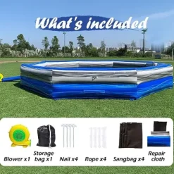 INFLATABLEGAGA Inflatable Gagaball Pit 20ft Commercial Grade Court with Air Blower