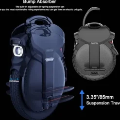 InMotion V11 Electric Unicycle with Adjustable Suspension Black