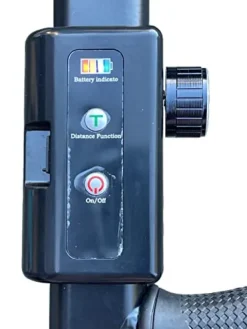 Insanity Golf Electric Golf Trolley Cart with Remote Control, Aluminum Frame, Lithium-Ion Battery – White Cart and Orange Wheels