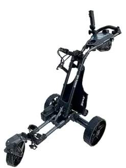 Insanity Golf Electric Golf Trolley with Remote Control, Aluminum Frame, Lithium-Ion Battery – Black