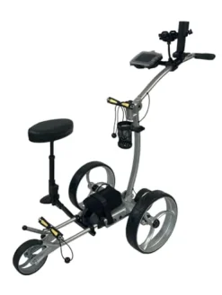 Insanity Golf PGL Electric Golf Push Cart Silver