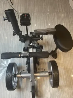 Insanity Golf PGL Electric Golf Push Cart Silver