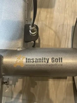 Insanity Golf PXL Electric Golf Push Cart Silver